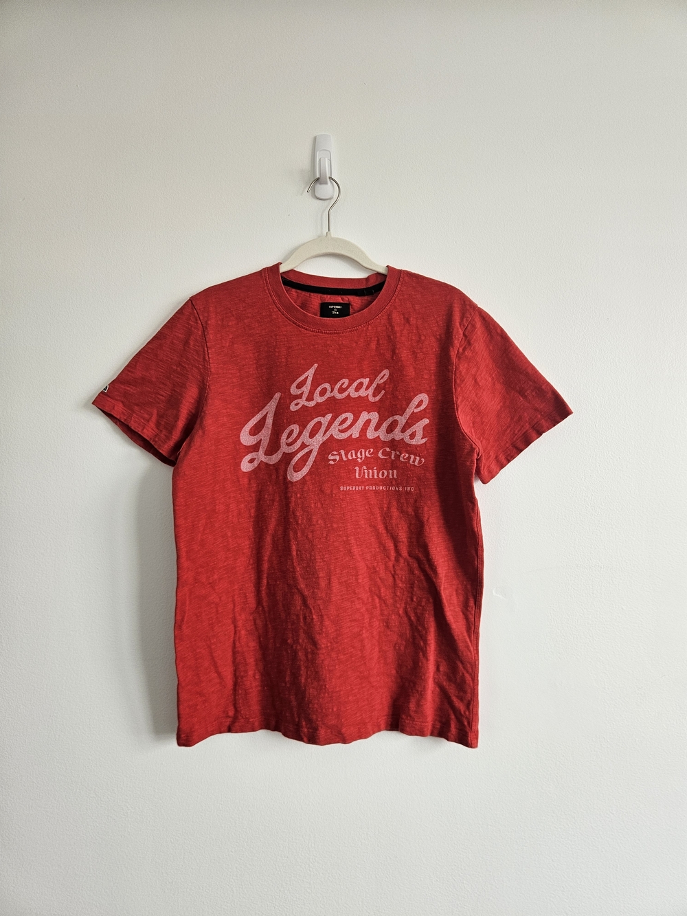 Superdry Red 'Local Legends' Graphic Tee - Men